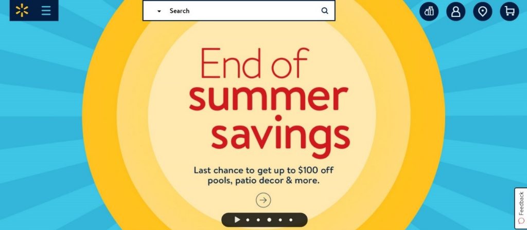 Screenshot of a seasonal discount on an e-commerce site