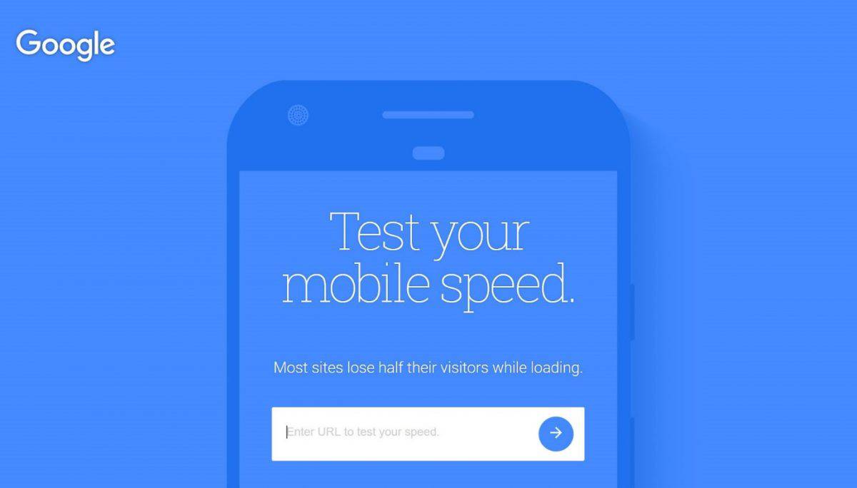 Google mobile speed test 