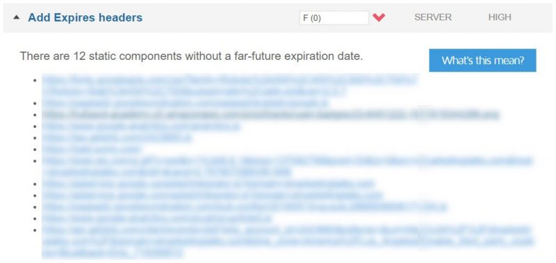 Add expire headers suggestion in GTmetrix