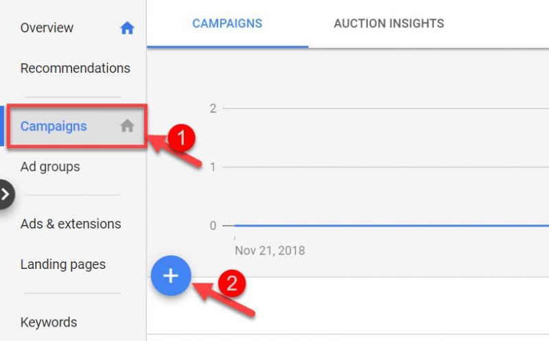 Screenshot of how to set up Google Ads retargeting campaign