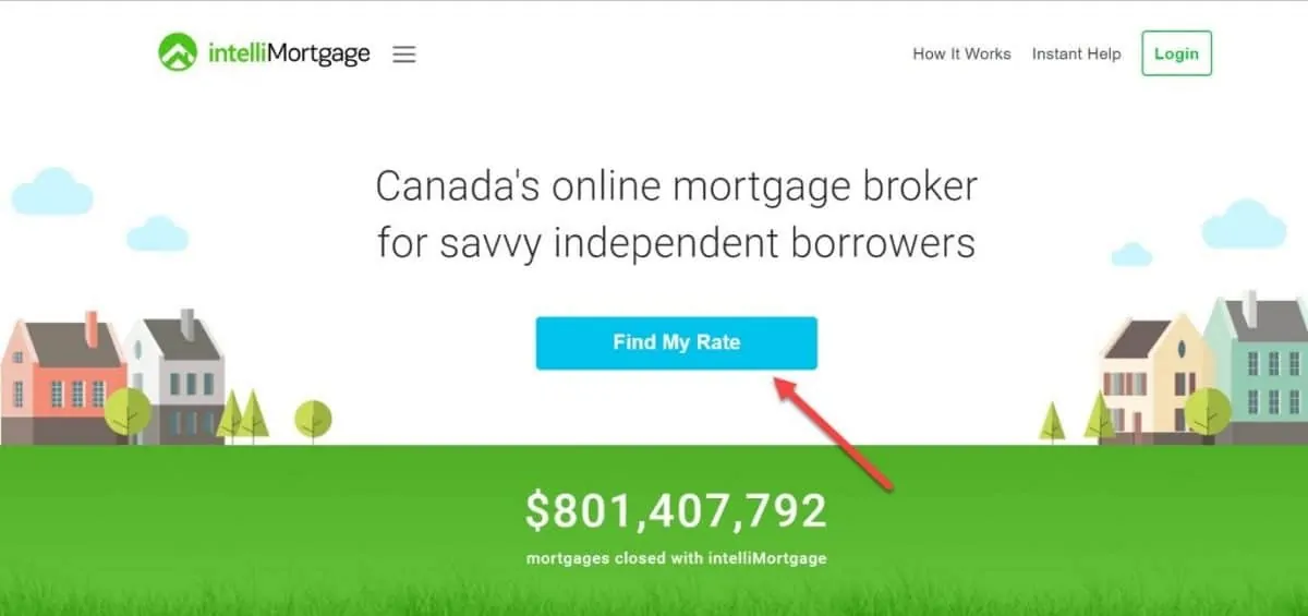 Screenshot of a CTA button
