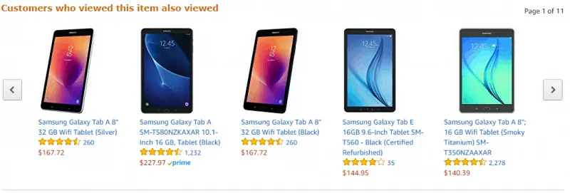 Related products in Amazon