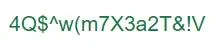 Example of a strong password
