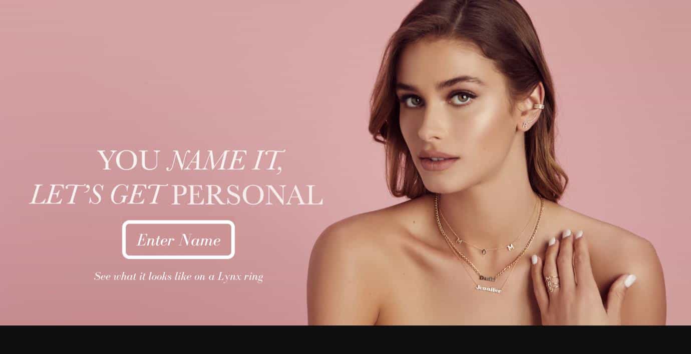 ppc landing page for jewelry e-commerce 