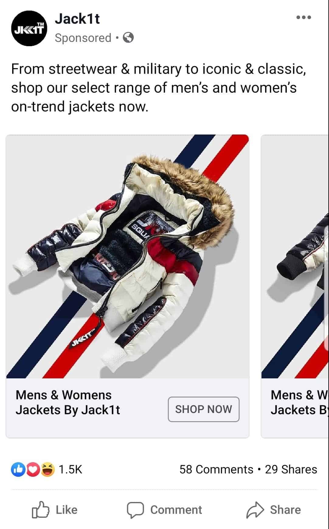 facebook ad