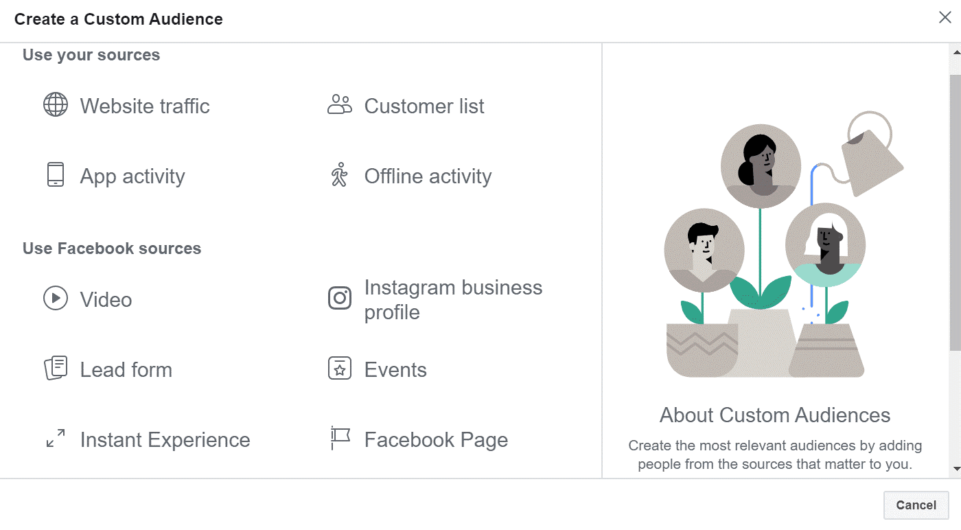 facebook custom audience 