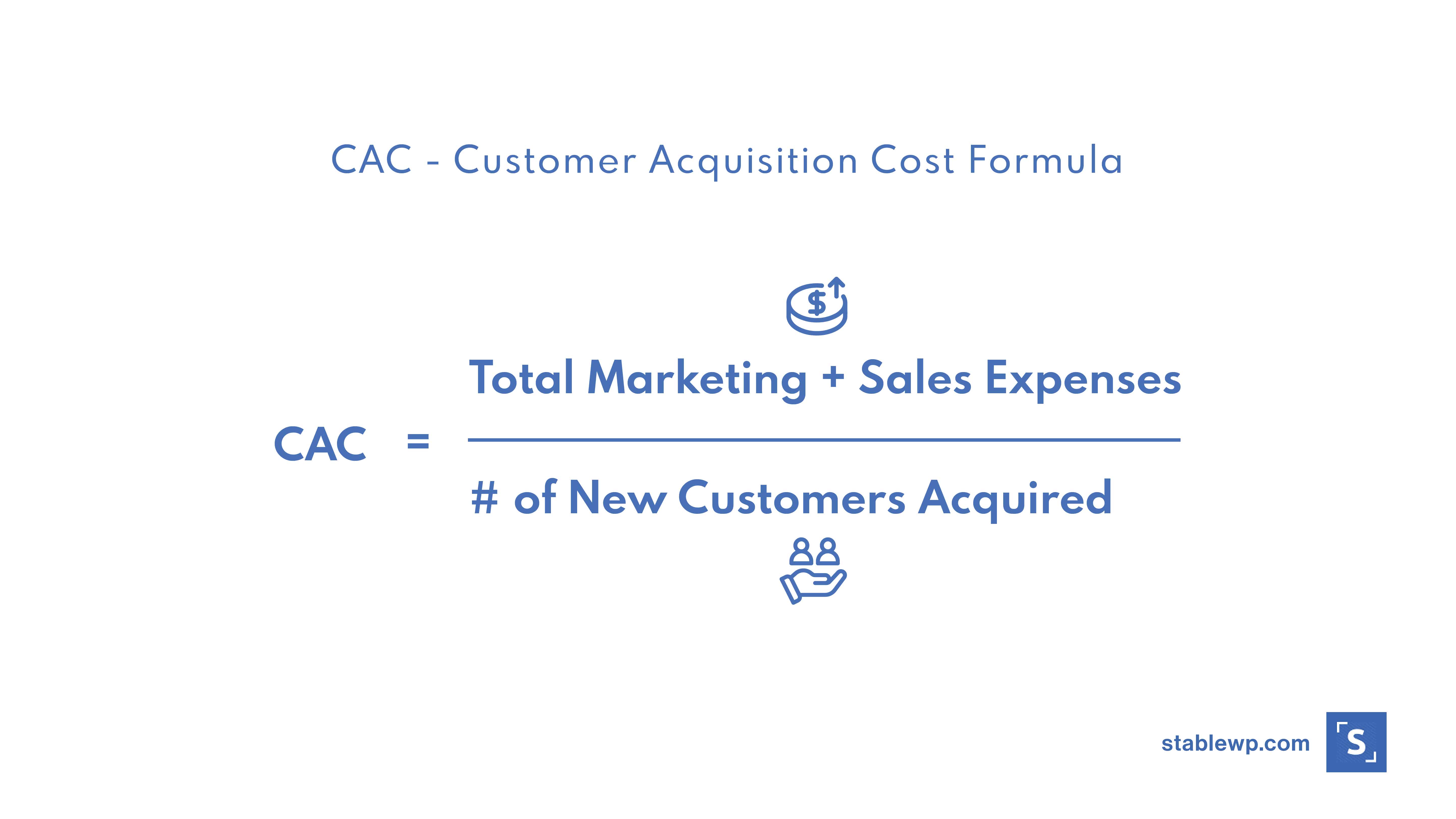 customer aquisition cost formula