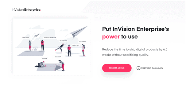 variation 1 of a landing page selling point