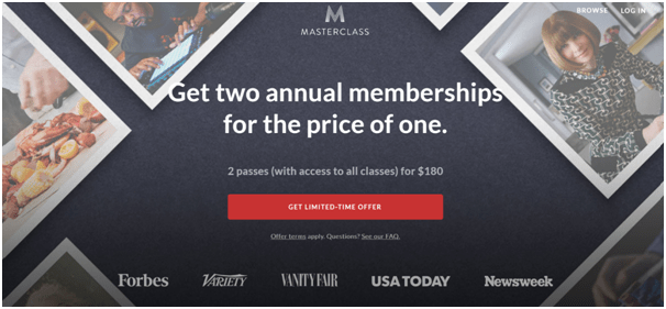 two for the price of one offer in landing page copy