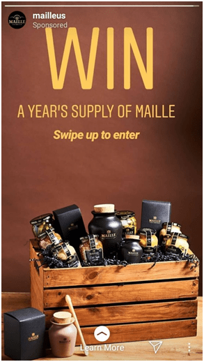 Example: Mailleus story ad