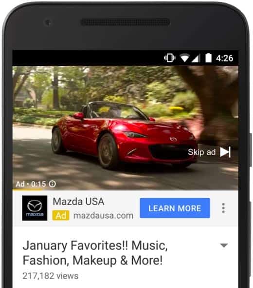 YouTube ads - Mazda USA