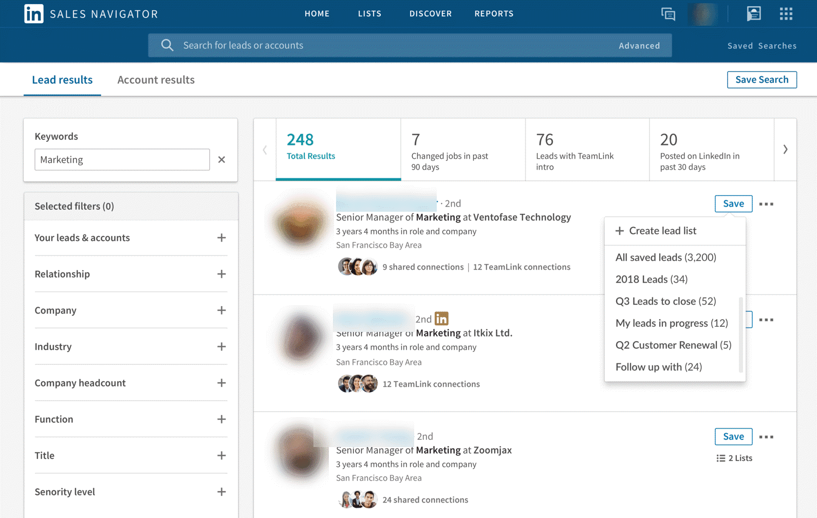 LinkedIn Sales Navigator