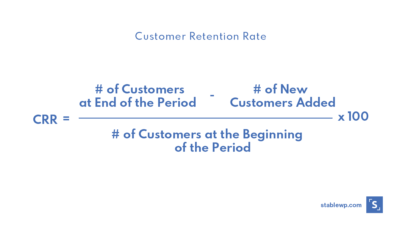 customer retention rate