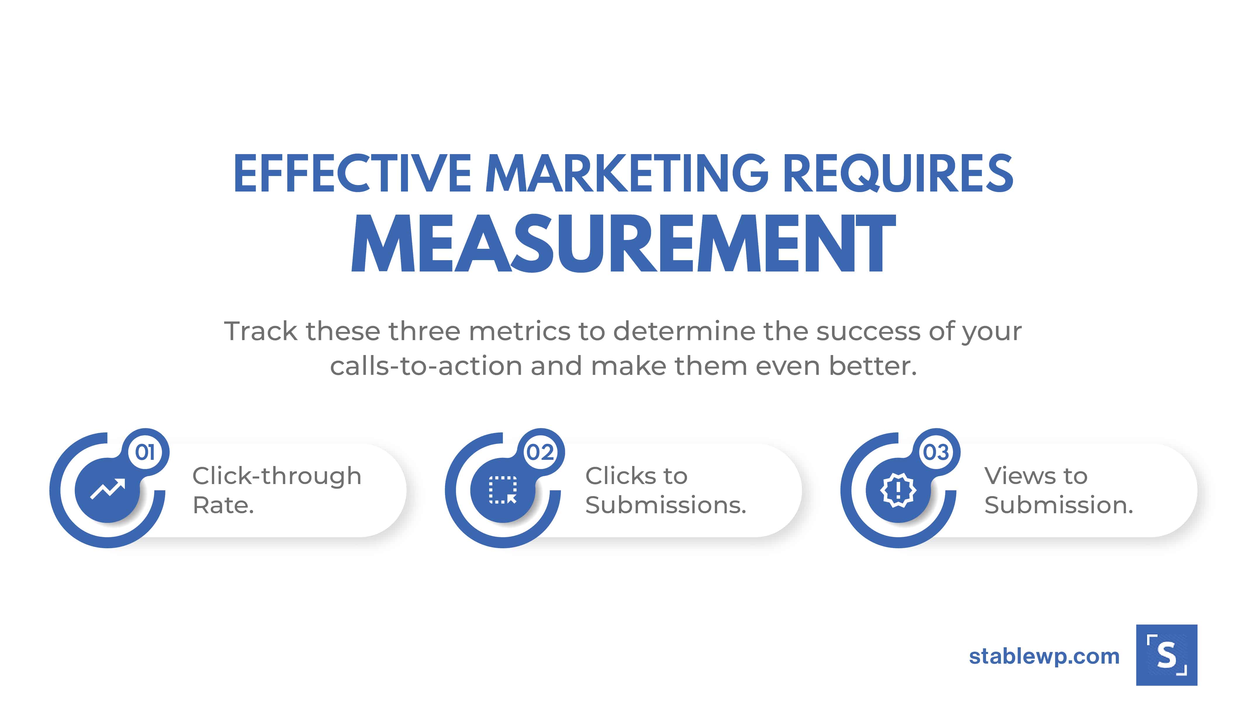 metrics to track to determine the success of CTAs