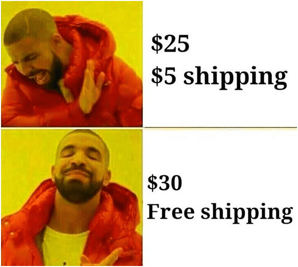 offering free shipping