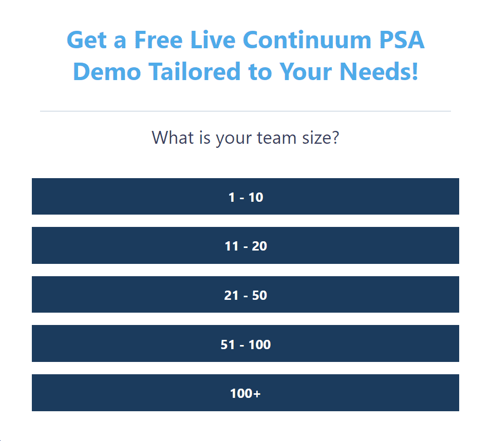 balancing the number of questions on a quiz form