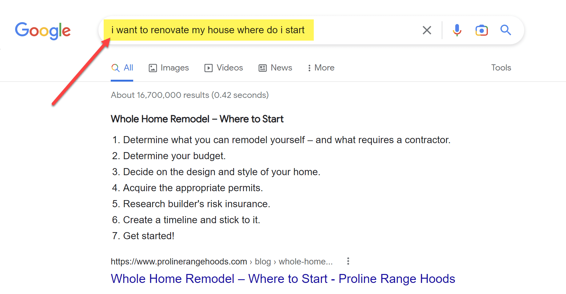 Google on how to get started